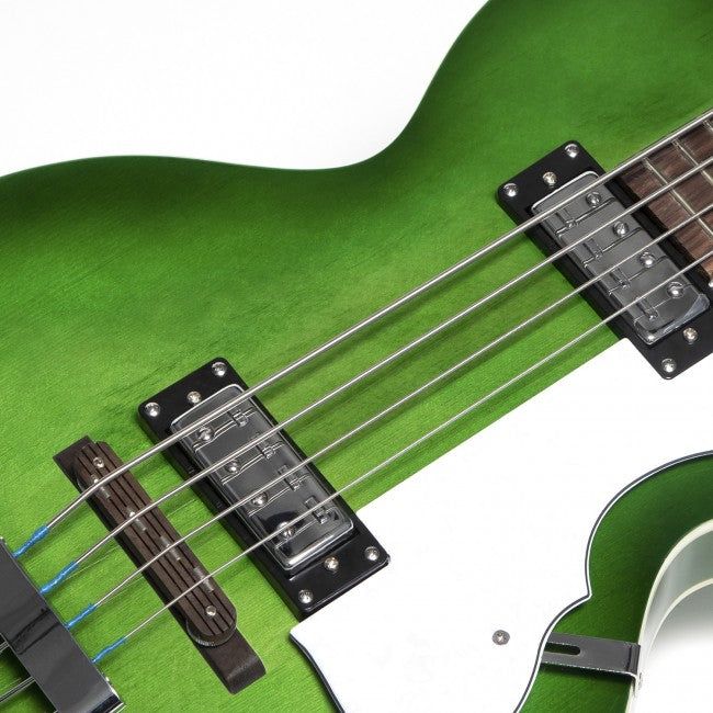 Hofner IGNITION PRO Club Bass - Transparent Green