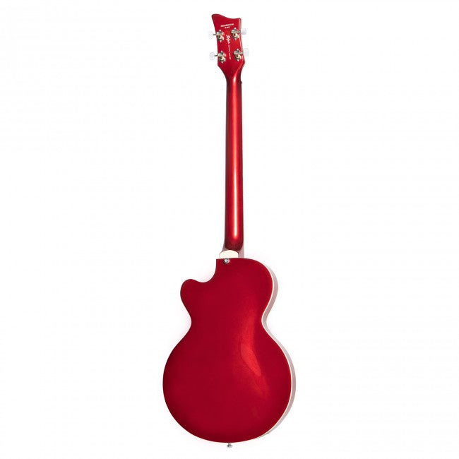 Hofner HOF-HI-CB-PE-RD Ignition Pro Club Electric Bass (Metallic Red)