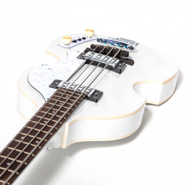 Hofner IGNITION PRO Violin Bass - Pearl White