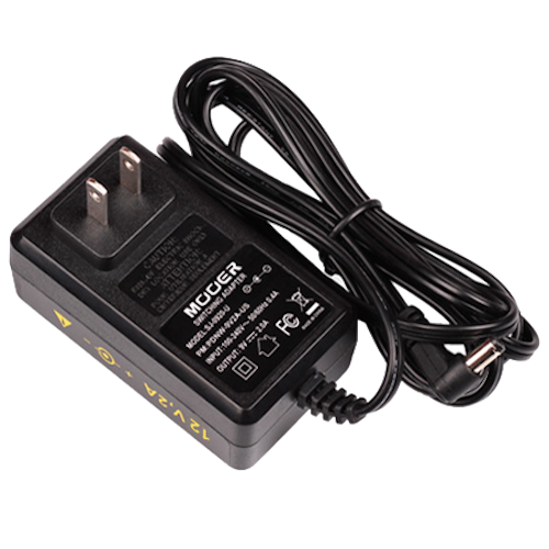 Mooer PDNW-12V2A- US 12V DC, 2A, Power Supply - Red One Music