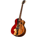 Luna VISTA BEAR Tropical Wood Acoustic/Electric Bass Guitar (Gloss Natural)