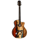 Luna VISTA DEER Tropical Wood Acoustic-Electric Guitar (Gloss Natural)