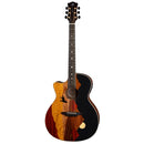 Luna VISTA WOLF L Vista Wolf Left Handed Acoustic/Electric Guitar (Gloss Natural)