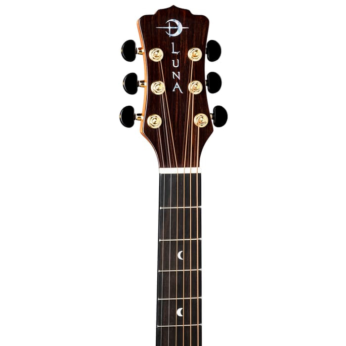 Luna VISTA WOLF L Vista Wolf Left Handed Acoustic/Electric Guitar (Gloss Natural)