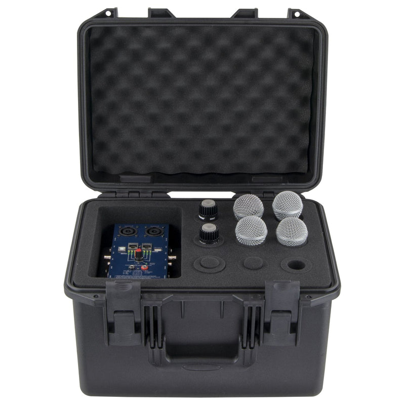 Odyssey VUMIC09 - Étui pour microphone à main (pour 9 personnes) avec compartiment de rangement