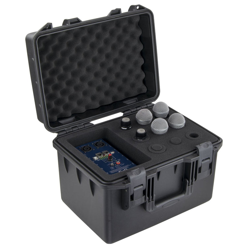 Odyssey VUMIC09 - Étui pour microphone à main (pour 9 personnes) avec compartiment de rangement