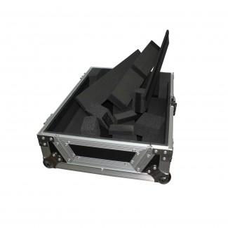 ProX XS-M12 Universal 12 Mixer ATA Hard Road Flight Case For Large Format Dj Mixers - Red One Music