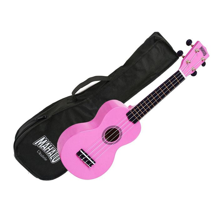Mahalo MR1-PK Rainbow Series Soprano Ukulele (Pink)