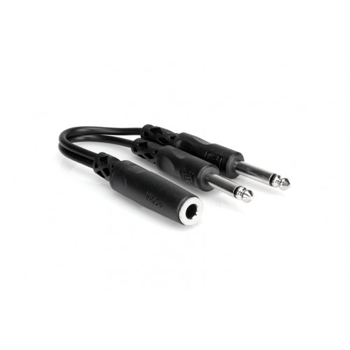 HOSA YPP-106 1/4 IN TSF TO DUAL 1/4 IN TS - Red One Music
