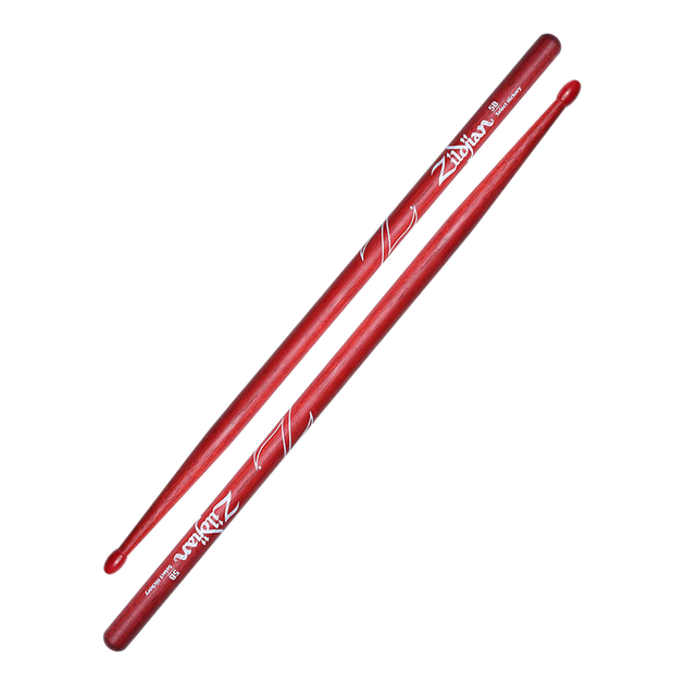 Baguettes Zildjian Z5BNR 5B en nylon rouge